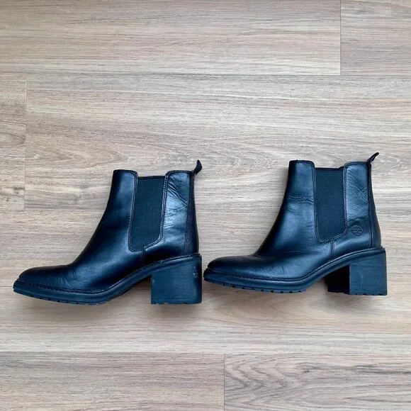 Timberland Sienna Waterproof Block Heel Chelsea Boot - Picture 3 of 6